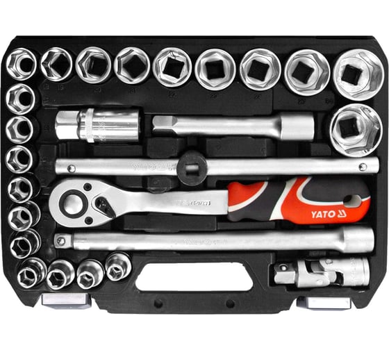 Изображение товара Набор инструментов YATO 1/2", 26 пр. YT-38752 371438752 092 1