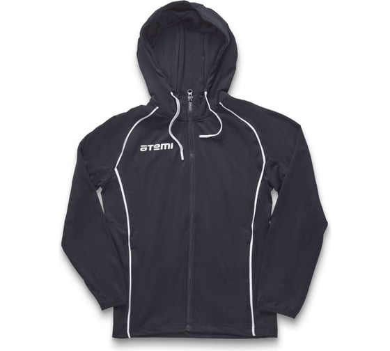 Изображение товара Толстовка парадная с капюшоном ATEMI AJKT-002JSS23-BLK цвет черный, размер 152 00-00009569-152