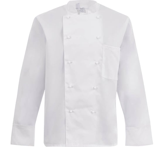 Изображение товара Куртка поварская СОЮЗСПЕЦОДЕЖДА Люкс двубортная, белая, размер 60-62, рост 170-176 0 480027201046