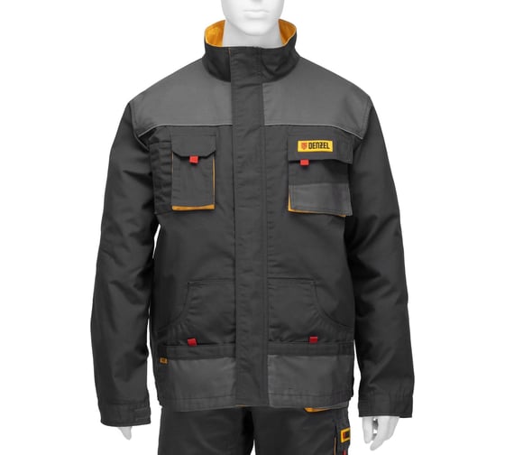 Изображение товара Куртка профессиональная рабочая Denzel полиэстер/хлопок (65/35) размер XXXL 90381