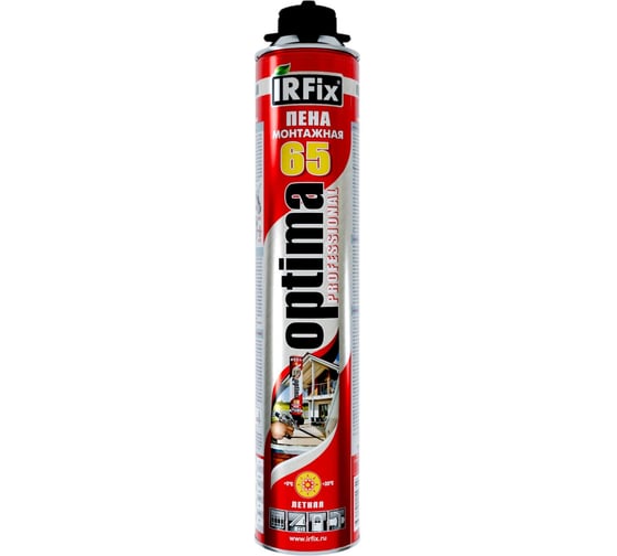 Изображение товара Профессиональная монтажная пена IRFIX OPTIMA 65 800 мл 10021