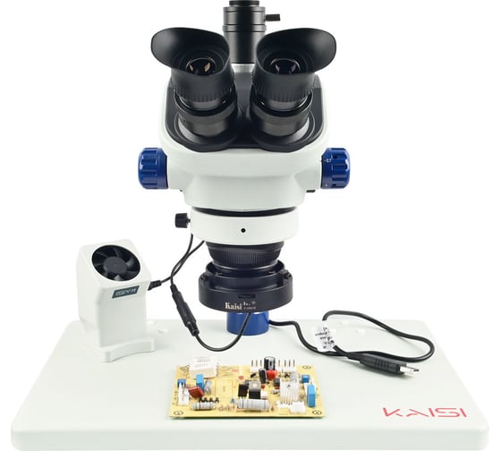 Изображение товара Микроскоп Kaisi TX-350E тринокулярный + подсветка М7761856