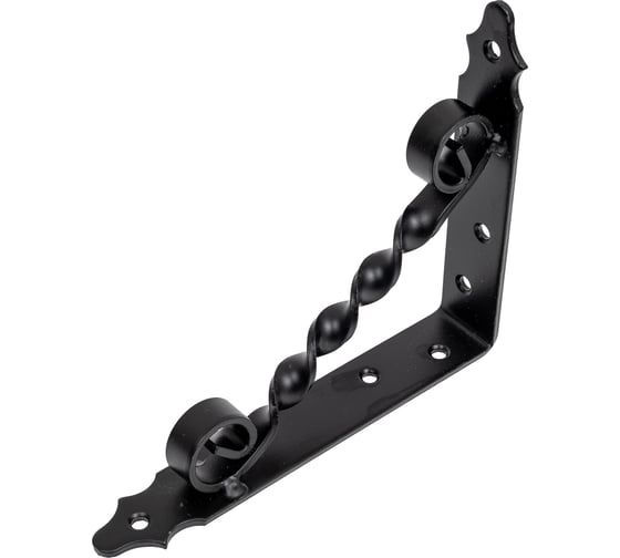 Изображение товара Фигурный кронштейн Домарт 150х125 мод.2 черный 170830