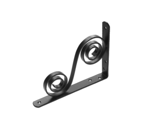 Изображение товара Фигурный кронштейн Домарт 200х150 мод.5 чёрный 171032
