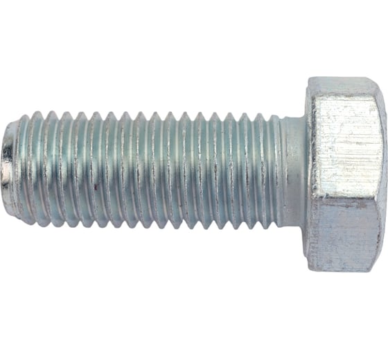 Изображение товара Болт с шестигранной головкой Крепежная техника полная резьба, DIN 933 558, 16х40, цинк, 25 шт. 493569 БК