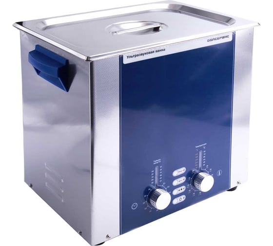 Изображение товара Ультразвуковая ванна с аналоговым управлением, подогревом, дегазацией и модуляцией 10 л ОДА Сервис ODA-DS100