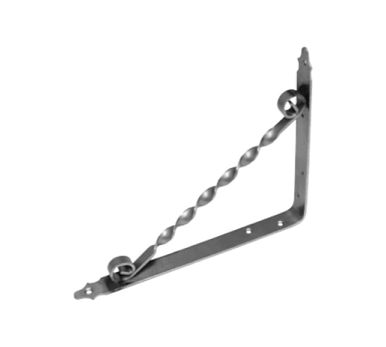 Изображение товара Фигурный кронштейн Домарт 250х200 мод.2 черный 171021