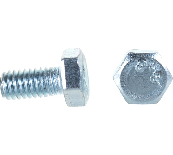 Изображение товара Болт с шестигранной головкой Крепежная техника полная резьба, DIN 933 558, 6х12, 550 шт. 493407 БК
