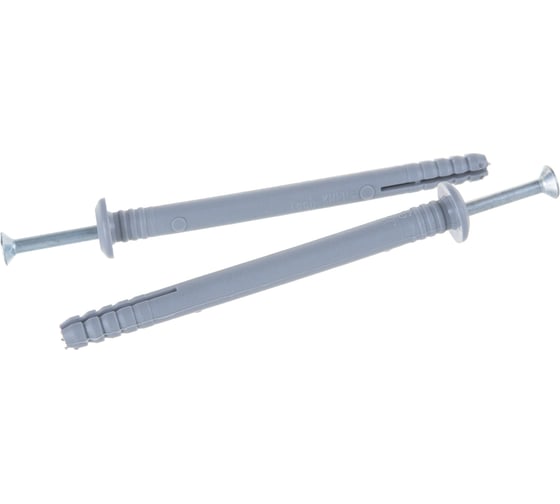 Изображение товара Дюбель-гвоздь с грибовидным бортиком Крепежная техника 6х80, 70 шт. 470918 БК