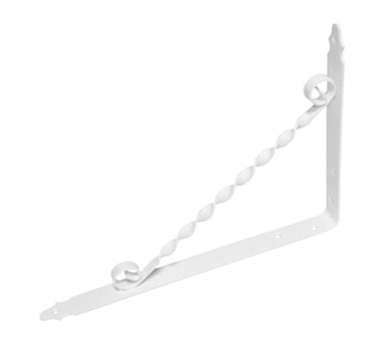 Изображение товара Фигурный кронштейн Домарт 350х250 мод.2 белый 171022