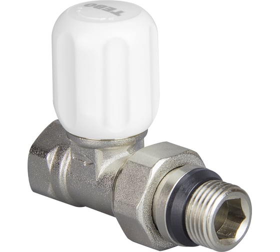 Изображение товара Вентиль ручной прямой с уплотнительным кольцом TEBO ВН/НАР 1/2" T-ТА.В.202.12.CN