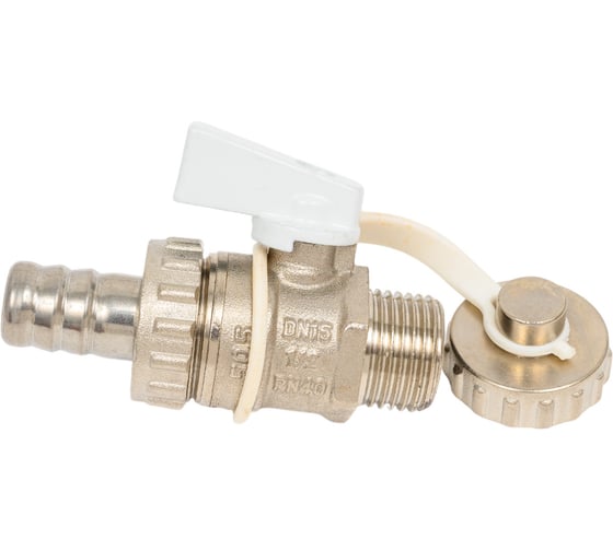 Изображение товара Шаровой дренажный кран с латунным штуцером TEBO НАР 1/2" T-КШ.Д.505.12.БР.CN