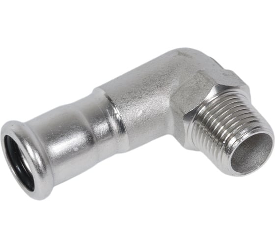 Изображение товара Пресс-угол Conex Banninger IBP A-Press Inox нержавеющая сталь AISI304 с наружной резьбой - 90-18x1/2" PS24092G0180400