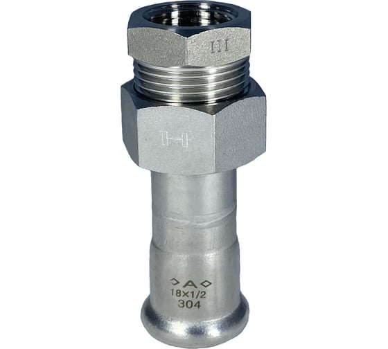 Изображение товара Разъёмное пресс-соединение Conex Banninger IBP A-Press Inox нержавеющая сталь AISI304 с внутренней резьбой - 15x1/2" PS24340G0150400