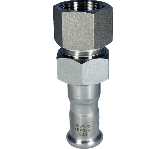 Изображение товара Разъёмное пресс-соединение Conex Banninger IBP A-Press Inox нержавеющая сталь AISI304 с внутренней резьбой - 15x3/4" PS24340G0150600