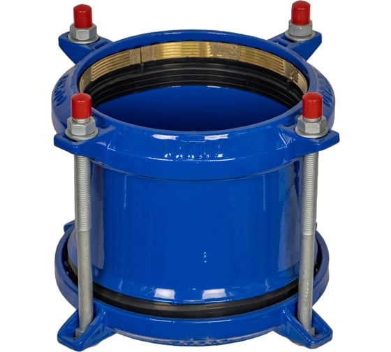 Изображение товара Соединительная муфта RUTEMPО ДРК Ду 300/315 для ПВХ ПНД и ПЭ труб РА-014923