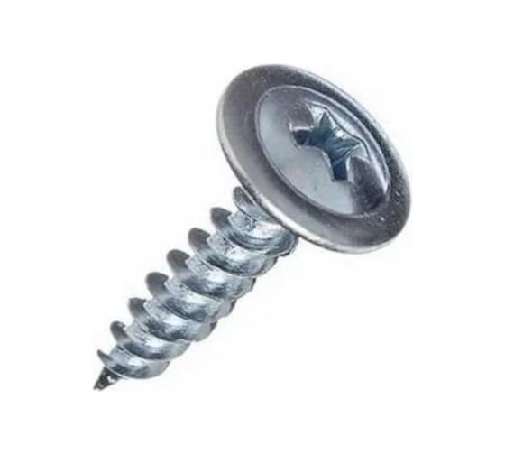 Изображение товара Саморез с прессшайбой МЕТАЛЛСЕРВИС 4,2x13 острый, оцинкованный, 0.3 кг, пакет МС 1270353