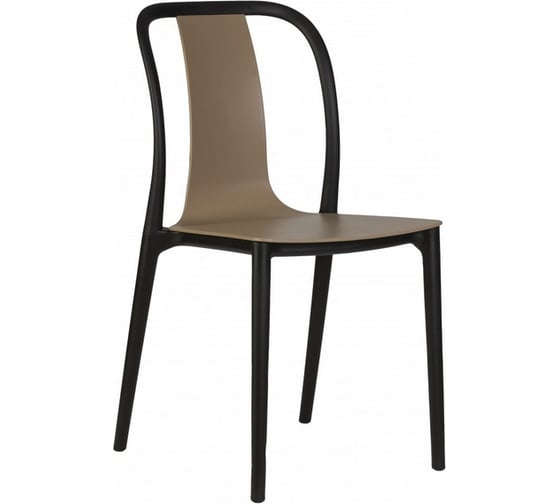 Изображение товара Стул обеденный DOBRIN ADAM (цвет сиденья бежевый, цвет основания черный) LMZL-PP669_B-_P-GR-03