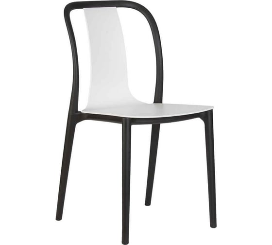 Изображение товара Стул обеденный DOBRIN ADAM (цвет сиденья белый, цвет основания черный) LMZL-PP669_B-_P-W-02
