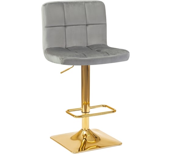 Изображение товара Стул барный DOBRIN GOLDIE (цвет сиденья серый (MJ9-75), цвет основания золото) LM-5016_G-M_V-MJ9-75
