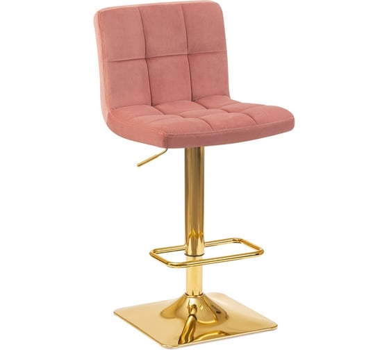 Изображение товара Стул барный DOBRIN GOLDIE (цвет сиденья пудрово-розовый (MJ9-32), цвет основания золото) LM-5016_G-M_V-MJ9-32