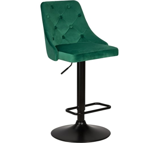 Изображение товара Стул барный DOBRIN JOSEPH BLACK (цвет сиденья зеленый велюр (MJ9-88), цвет основания черный)  LM-5021_B-M_V-MJ9-88