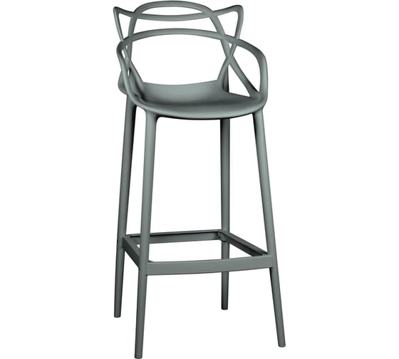 Изображение товара Стул барный DOBRIN MASTERS BAR (цвет сиденья тёмно-серый (GR-04)) LMZL-PP601C_P-GR-04