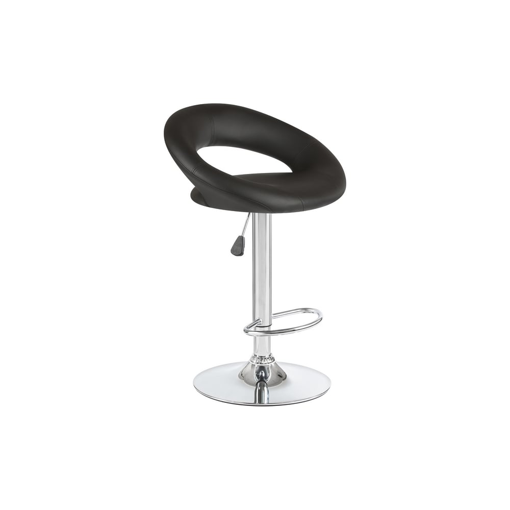 Изображение товара Стул барный DOBRIN MIRA черный хром регулируемый поворотный
