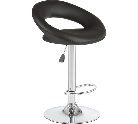 Изображение товара Стул барный DOBRIN MIRA (цвет сиденья черный, цвет основания хром) LM-5001_CH-M_EL-black
