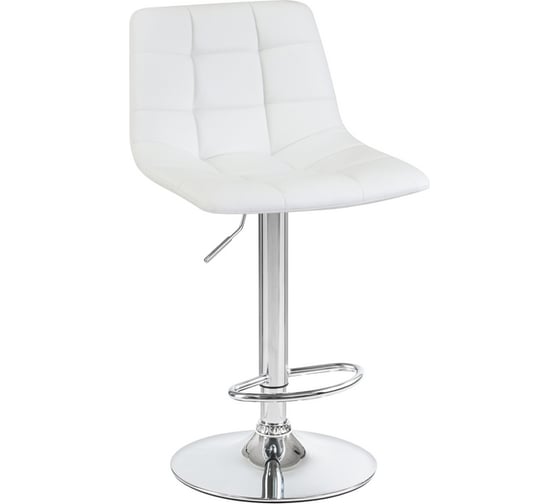 Изображение товара Стул барный DOBRIN TAILOR (цвет сиденья белый, цвет основания хром) LM-5017_CH-M_EL-white
