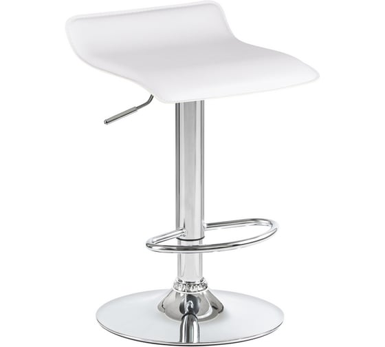 Изображение товара Стул барный DOBRIN TOMMY (цвет сиденья белый, цвет основания хром) LM-3013_CH-M_EL-white