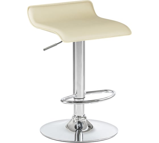 Изображение товара Стул барный DOBRIN TOMMY (цвет сиденья кремовый, цвет основания хром) LM-3013_CH-M_EL-cream