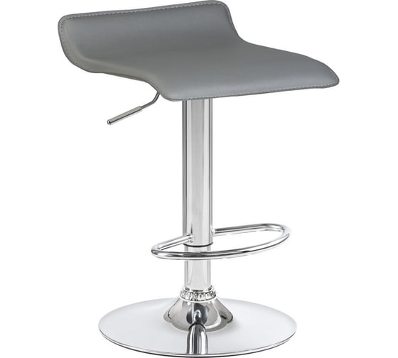 Изображение товара Стул барный DOBRIN TOMMY (цвет сиденья серый, цвет основания хром) LM-3013_CH-M_EL-188-55