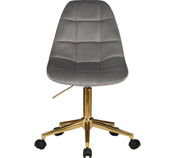 Изображение товара Офисное кресло для персонала DOBRIN MONTY GOLD цвет серый велюр MJ9-75 LM-9800_G-M_V-MJ9-75