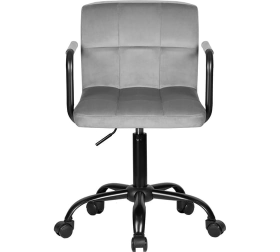 Изображение товара Офисное кресло для персонала DOBRIN TERRY BLACK цвет сиденья серый велюр MJ9-75, цвет основания черный LM-9400_B-M_V-MJ9-75