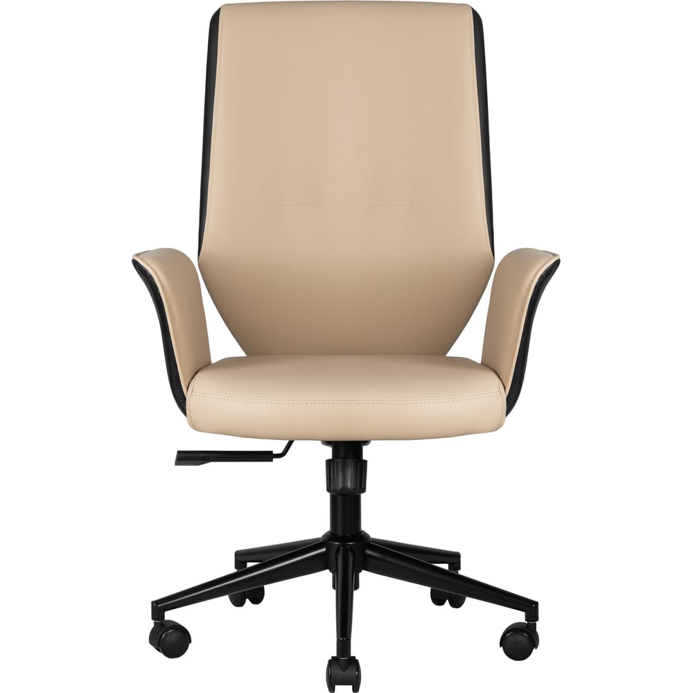 Изображение товара Офисное кресло для руководителей DOBRIN MAXWELL кремово-черное с регулировками