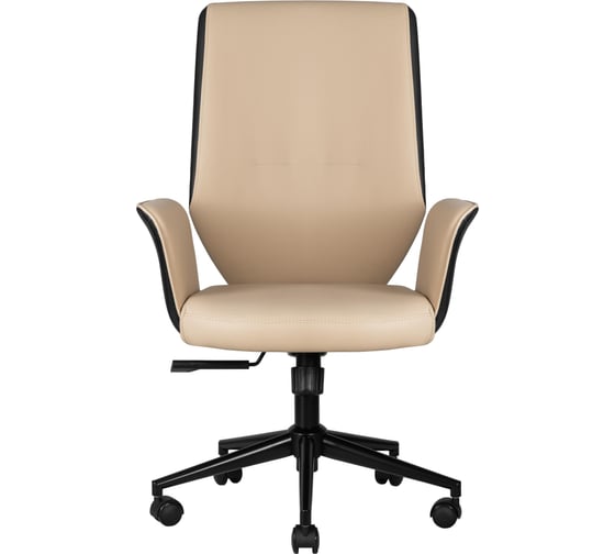 Изображение товара Офисное кресло для руководителей DOBRIN MAXWELL цвет кремово-черный D0000000000000012361