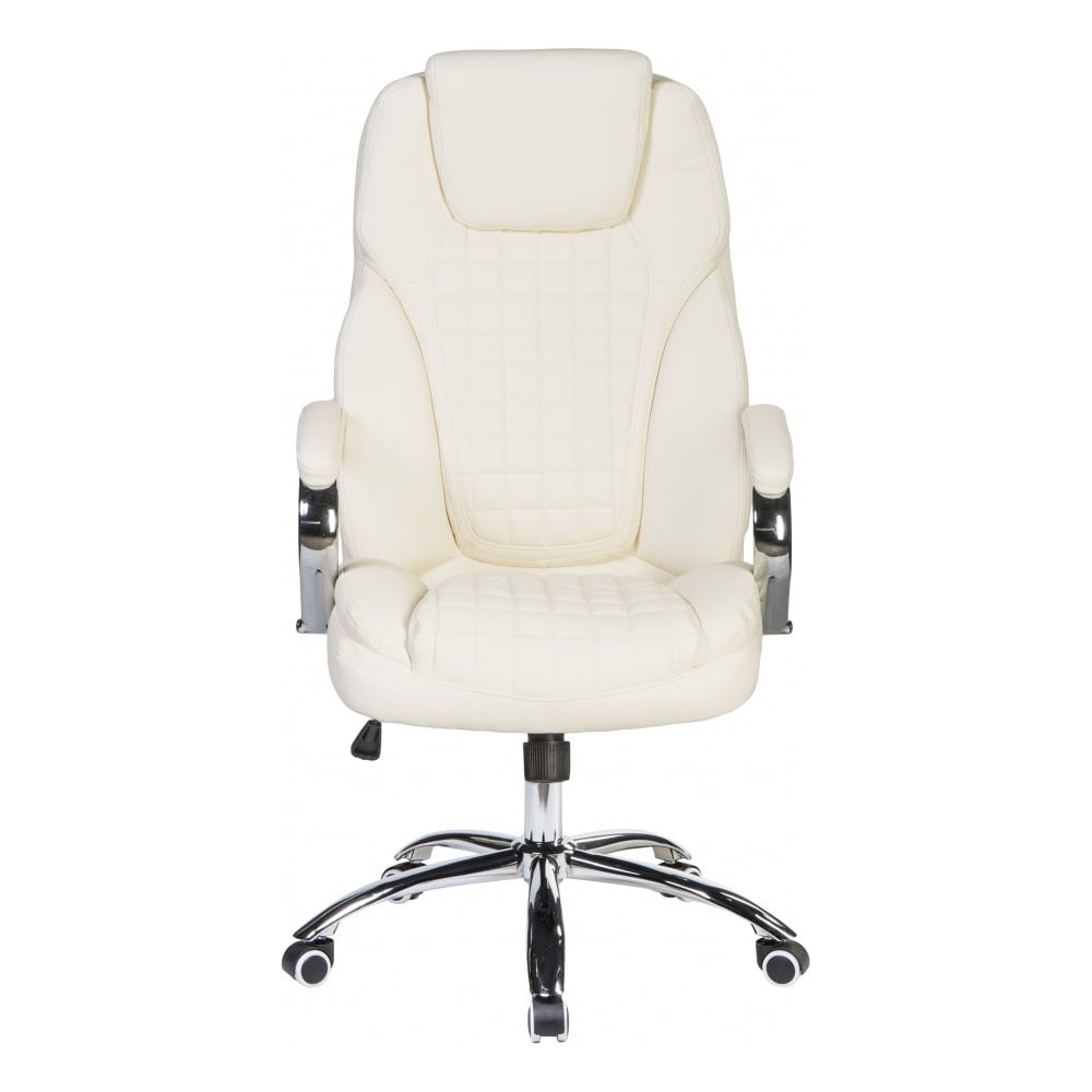 Изображение товара Офисное кресло для руководителей DOBRIN CHESTER кремовое регулировки