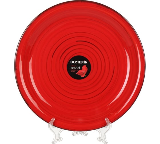 Изображение товара Обеденная тарелка DOMENIK SCARLET 26 см DMD001