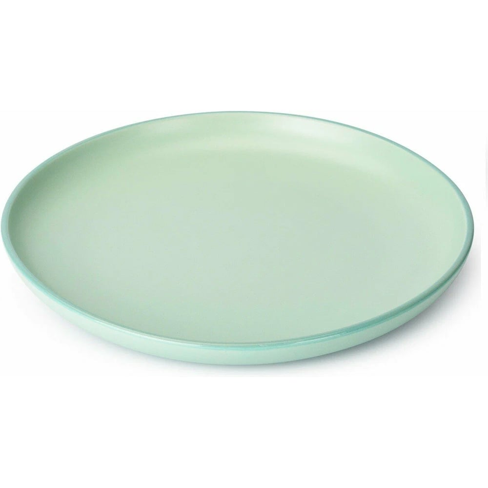 Изображение товара Обеденная керамическая тарелка DOMENIK MACARONS 24 см DM7000 бирюзовая