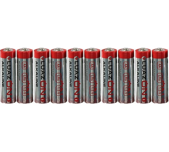 Изображение товара Алкалиновая батарейка Luazon AA, LR6, блистер, 10 штук 3005553