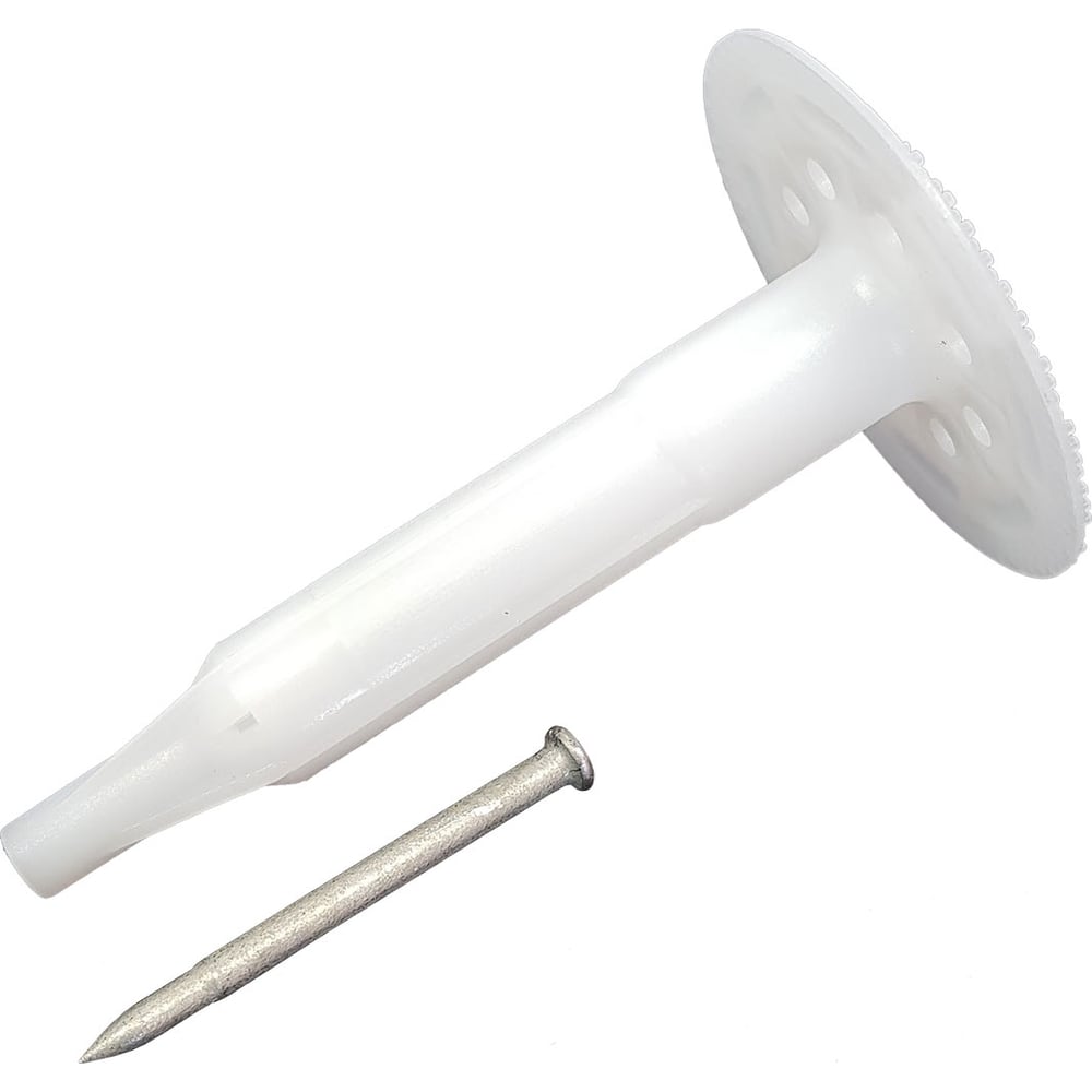 Изображение товара Тарельчатый дюбель с гвоздем GNG GNINR-90-6-IP 100 штук надежный крепеж