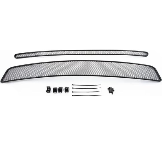 Изображение товара Внешняя сетка на бампер Arbori для NISSAN X-Trail 2007-2010, 2 шт, черный, 10 мм/Ниссан Х Трейл 01-392207-101