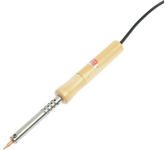 Изображение товара Паяльник ТУНДРА деревянная рукоятка, 40Вт, 220В 1550217