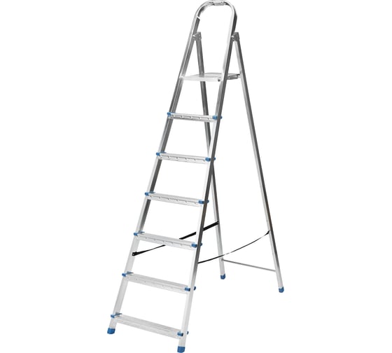 Изображение товара Стремянка СИБРТЕХ 7 ступеней, стальная, оцинкованная 97839