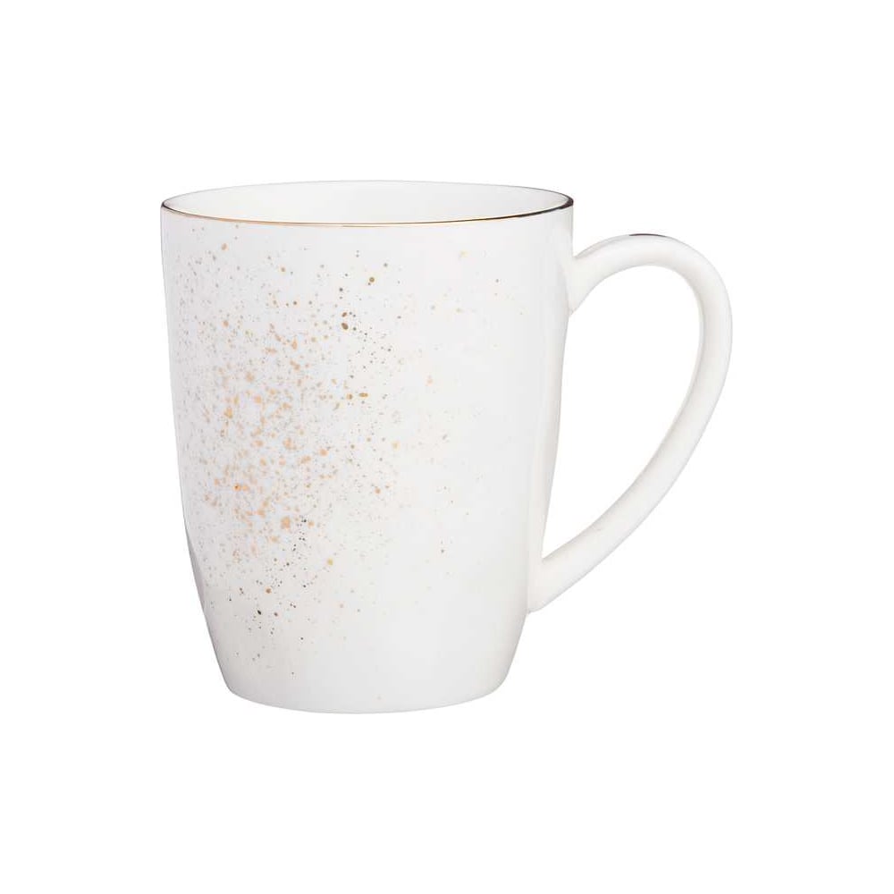 Изображение товара Кружка Bronco GOLD 310 мл фарфоровая с золотыми точками
