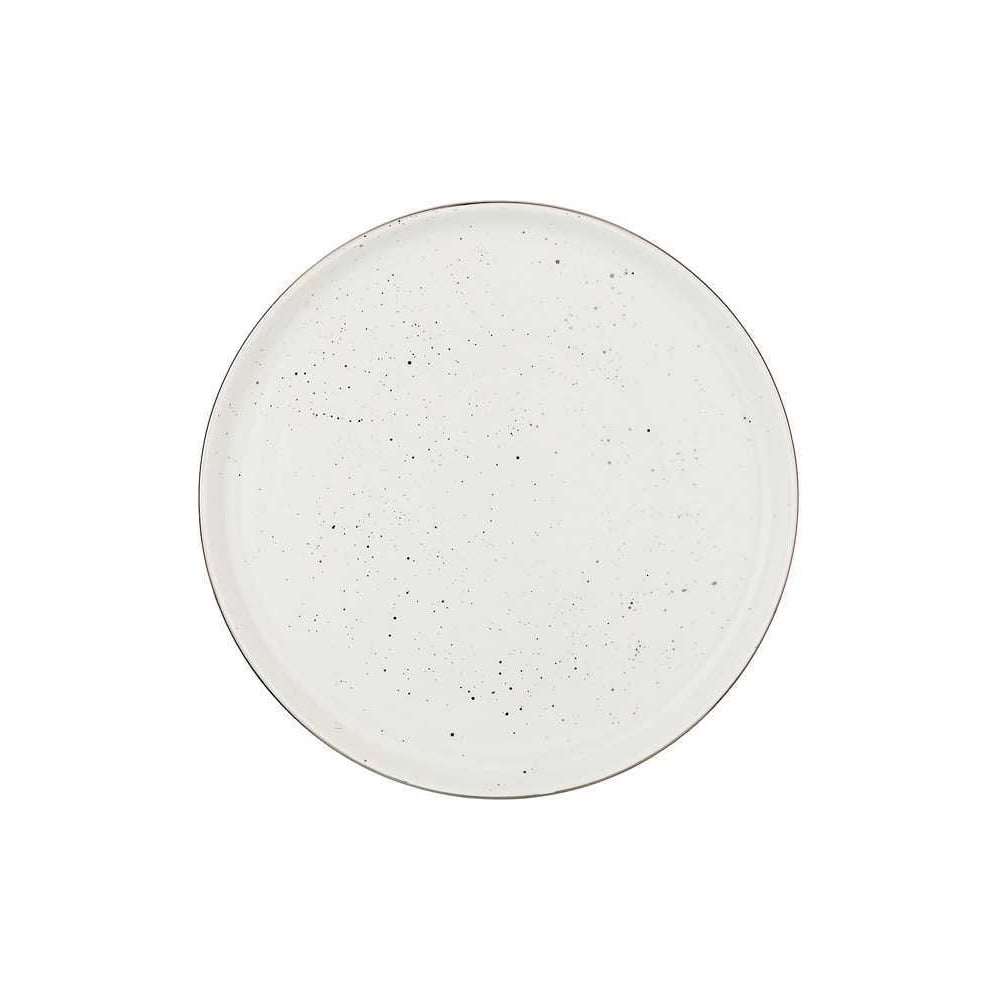 Изображение товара Обеденная тарелка Bronco PLATINUM 25,5 см с бортиками, фарфор