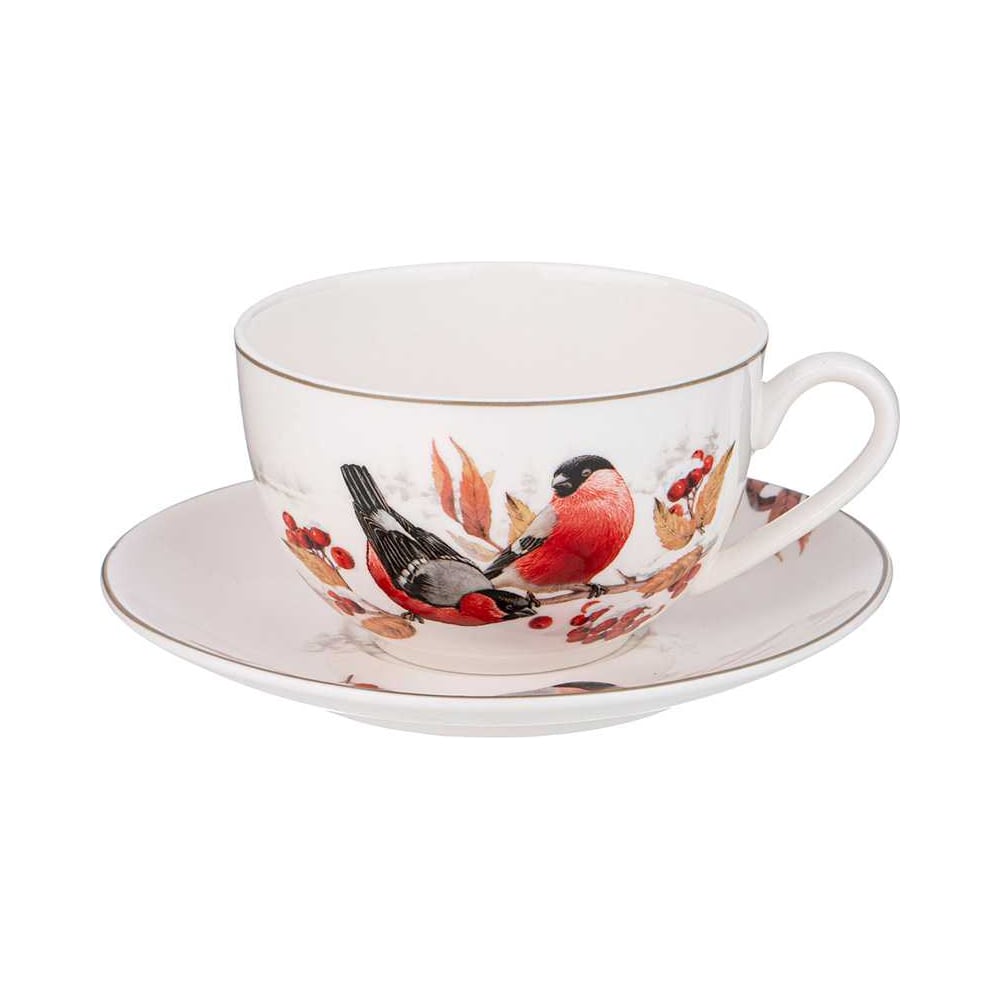 Изображение товара Чайная пара Lefard ЛЕСНАЯ СКАЗКА 300 мл фарфор дизайн птицы