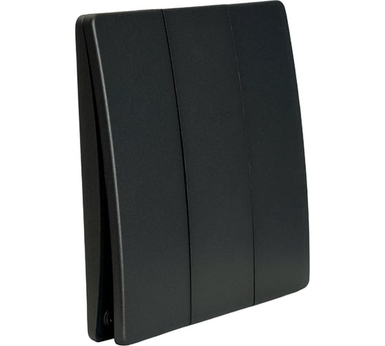 Изображение товара Кинетический выключатель дистанционного управления FERON трехклавишный, 7мВт, IP65, SMART TM93, графит, 51025