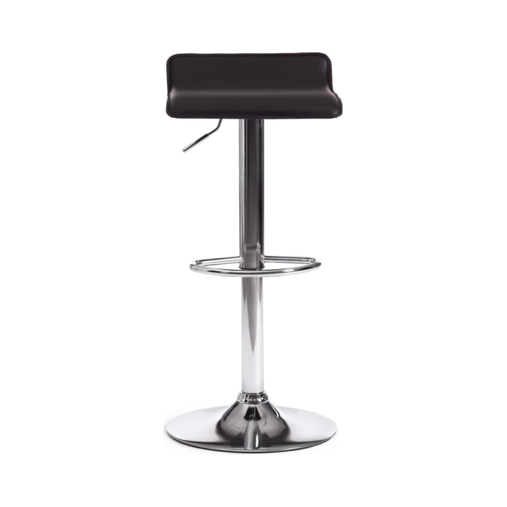 Стул барный Tetchair 2 шт KOST mod. KY509 металл, экокожа, 38x39x63-84 см, черный/хром 15089 предназначен для дома.Эргономичная форма обеспечивает удобное сидение.Прост в уходе, что экономит время и силы.Благодаря высокой прочности прослужит долго.